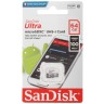 Карта памяти MicroSDXC SanDisk Ultra 64Gb UHS-I (SDSQUNR-064G-GN3MN) EAC