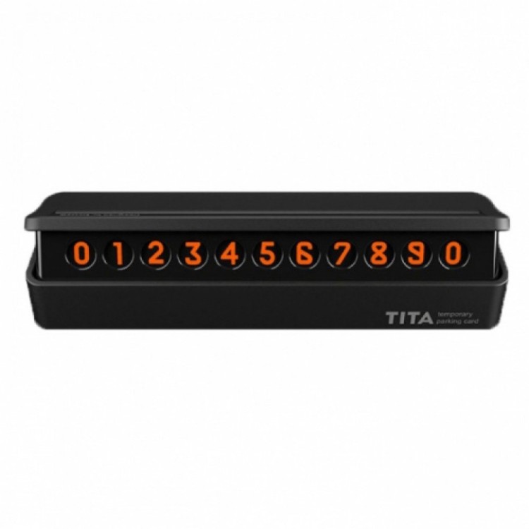 Наборная автовизитка Xiaomi TITA Temporary Parking Card Black (Черный)