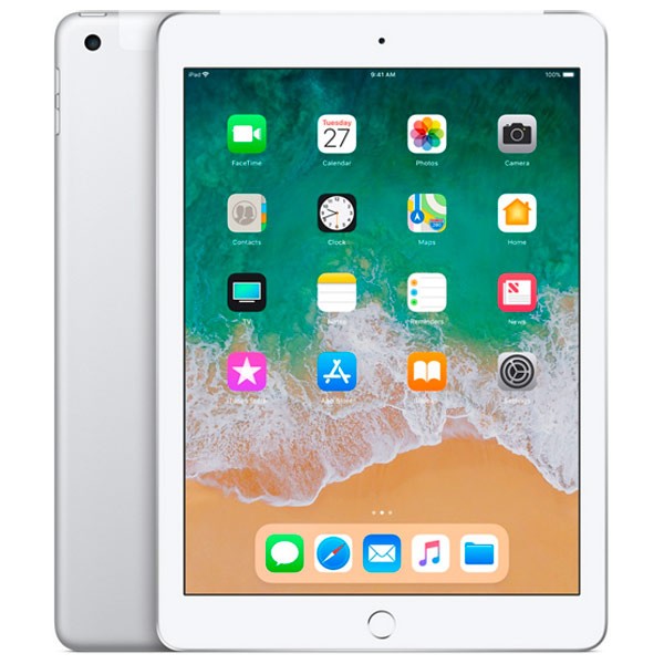 Планшет Apple iPad (2018) Wi-Fi + Cellular 32Gb Silver (Серебро)