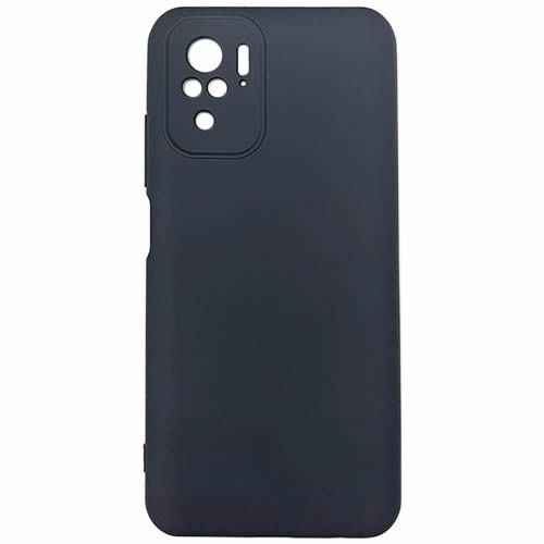 Силиконовая накладка для Xiaomi Redmi Note 10S Dark Blue (Темно-синяя)