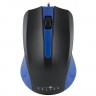 Проводная мышь Oklick 225M USB оптическая Black/Blue (Черно-синяя)