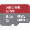 Карта памяти MicroSDHC SanDisk Ultra 8Gb UHS-I (SDSDQUAN-008G-G4A)