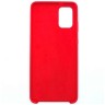 Силиконовая накладка для Samsung Galaxy A41 с логотипом Red (Красная)