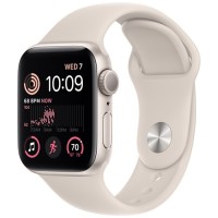 Умные часы Apple Watch Series SE Gen 2 40 мм Starlight Aluminium Case, Starlight Sport Band (M/L)