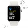 Умные часы Apple Watch Series SE Gen 2 40 мм Silver Aluminium Case, White Sport Band (M/L)