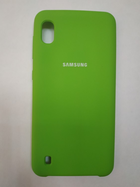 Силиконовая накладка для Samsung Galaxy A10 (Зеленая)
