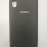 Силиконовая накладка для Samsung Galaxy A10 (Черная)