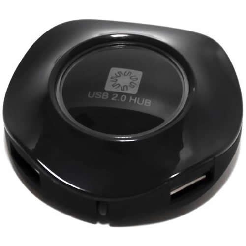 Концентратор USB 2.0 5bites HB24-206BK 4 ports Black (Черный)