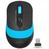 Беспроводная мышь A4Tech Fstyler FG10 USB оптическая Black/ Blue (Черно-синяя)