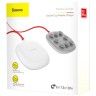 Беспроводное зарядное устройство Baseus Suction Cup Wireless Charger WXXP-02 White (Белый)