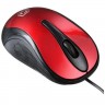 Проводная мышь Oklick 385M USB оптическая Black/Red (Черно-красная)