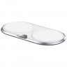 Беспроводное зарядное устройство Baseus Dual Wireless Plastic Style WXSJK-02 White (Белый)