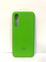 Силиконовая накладка с логотипом Mi для Xiaomi Mi 9 SE (Зеленая)