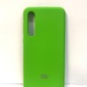 Силиконовая накладка с логотипом Mi для Xiaomi Mi 9 SE (Зеленая)
