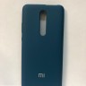 Силиконовая накладка для Xiaomi Mi 9T/Mi 9T Pro (Cиняя)