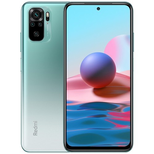 Смартфон Xiaomi Redmi Note 10 6/128Gb Lake Green (Зеленый) Global Version