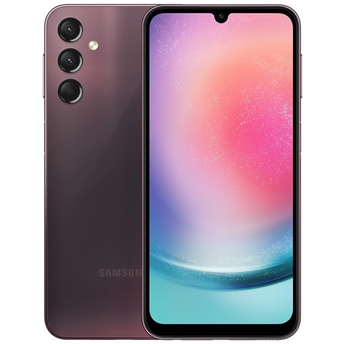Смартфон Samsung Galaxy A24 6/128Gb Dark Red (Бордовый)