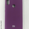 Чехол накладка с логотипом Mi для Xiaomi Redmi Note 7 Фиолетовая
