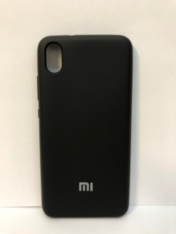 Силиконовая накладка для Xiaomi redmi 7A (Черная)