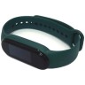 Силиконовый браслет для Xiaomi Mi Band 5 (Темно-зеленый)