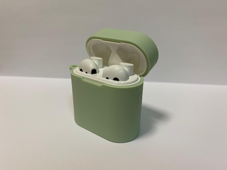 Силиконовый чехол для беспроводных наушников Xiaomi AirDots Pro 2 Green (Салатовый)