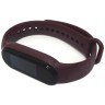 Силиконовый браслет для Xiaomi Mi Band 5 (Бордовый)