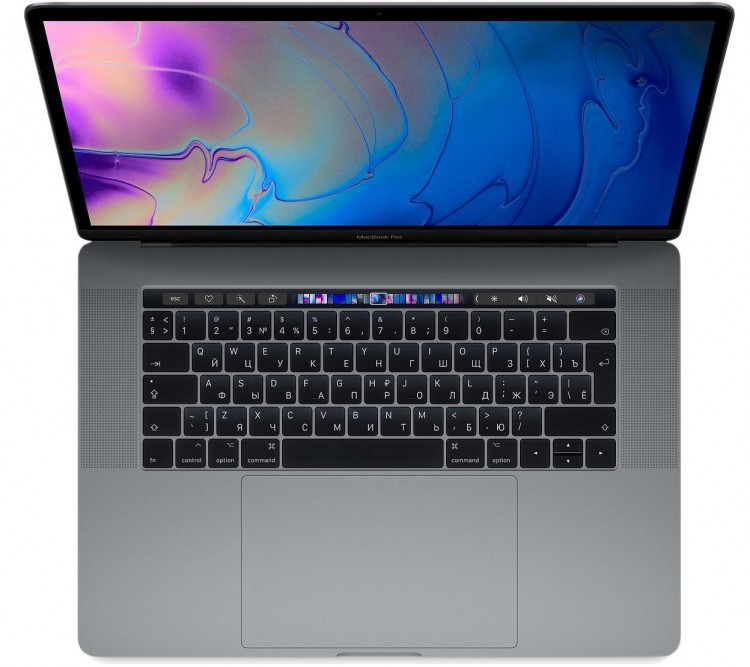 Ноутбук Apple MacBook Pro 15 with Retina display and Touch Bar Mid 2018 MR942 (Intel Core i7 2600MHz/16Gb/512Gb SSD) Серый космос