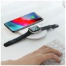 Беспроводное зарядное устройство Baseus Smart 2 in 1 Wireless Charger WX2IN1-02 White (Белый)
