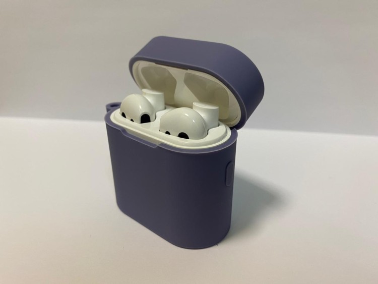 Силиконовый чехол для беспроводных наушников Xiaomi AirDots Pro 2 Grey (Серый)