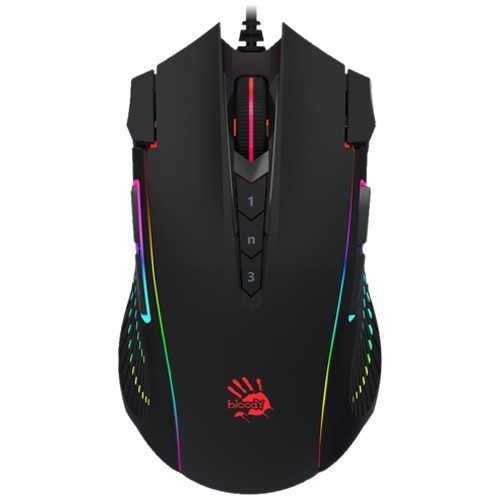 Проводная мышь A4Tech Bloody J90S USB оптическая Black (Черная)