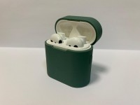 Силиконовый чехол для беспроводных наушников Xiaomi AirDots Pro 2 Dark Green (Темно-зеленый)