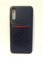 Силиконовая накладка для Samsung Galaxy A50 (Темно-синяя) Monarch