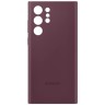 Клип-кейс Samsung Silicone Cover для Galaxy S22 Ultra Бургунди (EF-PS908TEEGRU)