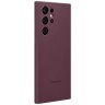 Клип-кейс Samsung Silicone Cover для Galaxy S22 Ultra Бургунди (EF-PS908TEEGRU)