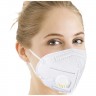 Маска-респиратор KN95 c клапаном, 10шт (Белая)
