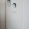 Силиконовая накладка для Samsung Galaxy A40 (Белая)