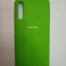 Силиконовая накладка для Samsung Galaxy A50 (Зеленая)