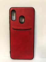 Силиконовая накладка для Samsung Galaxy A20 (Красная) Monarch