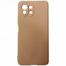 Силиконовая накладка для Xiaomi Mi 11 Lite/ Mi 11 Lite NE Beige (Бежевая)