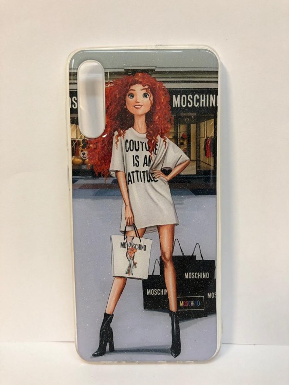 Силиконовая накладка для Samsung Galaxy A30S Цветная (Винил)