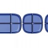 Держатель для проводов Baseus Cross Peas Cable Clip (Blue) ACTDJ-03