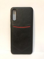 Силиконовая накладка для Samsung Galaxy A30S (Черная) Monarch