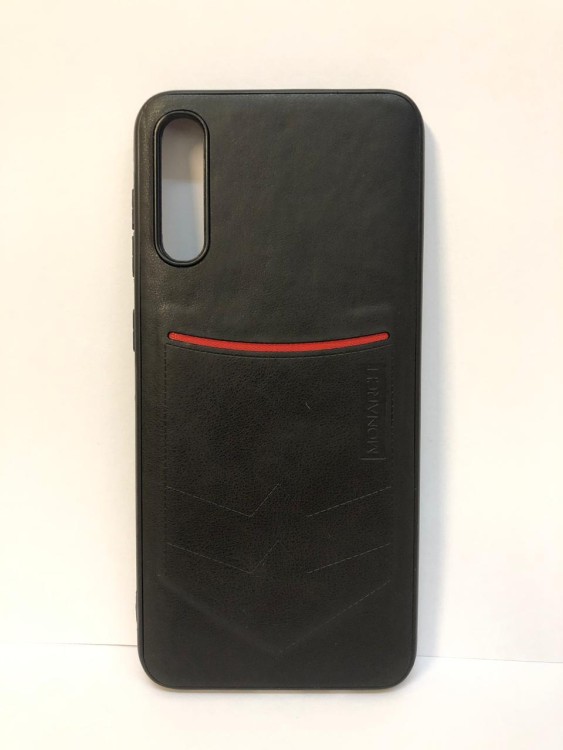 Силиконовая накладка для Samsung Galaxy A30S (Черная) Monarch