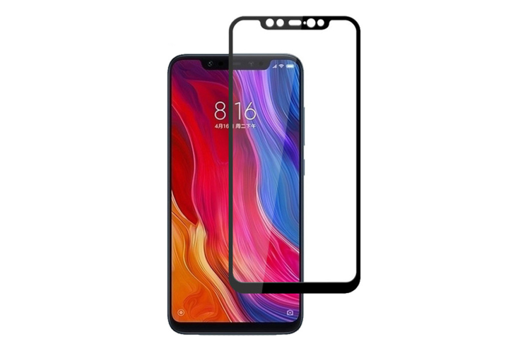 Защитное стекло для Xiaomi Mi 8 6D черное