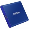 Внешний накопитель Samsung T7 SSD USB 3.2 1Tb Indigo Blue (Синий) MU-PC1T0H/WW