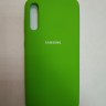 Силиконовая накладка для Samsung Galaxy A70 (Зеленая)