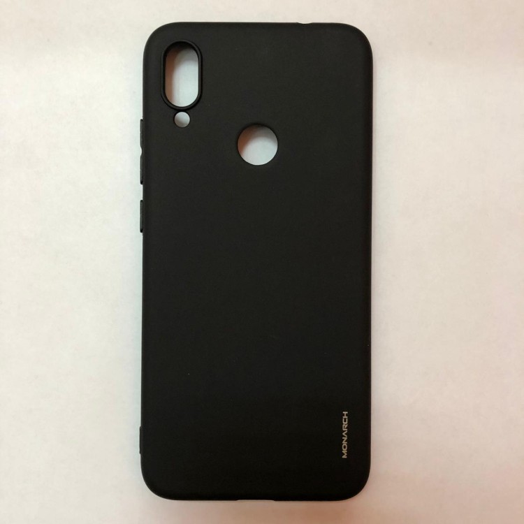 Силиконовая накладка для Xiaomi redmi Note 7 (Черная) Monarch