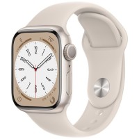 Умные часы Apple Watch Series 8 41 мм Starlight Aluminium Case, Starlight Sport Band S/M
