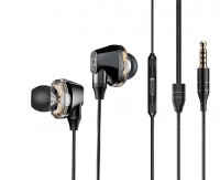 Наушники Baseus Encok H10 Dual Dynamic Wired Headset (Black) NGH10-01