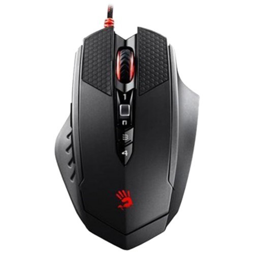 Проводная мышь A4Tech Bloody TL7 Terminator USB оптическая Black/Silver (Черно-серебристая)